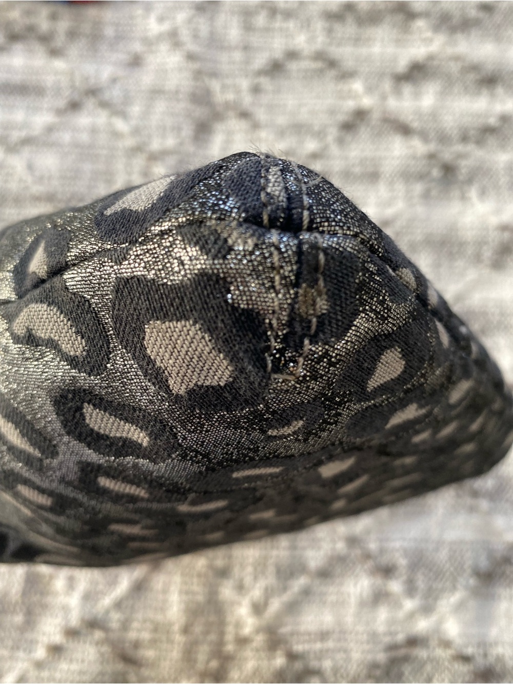 Coach Ocelot Metallic Leopard Print Makeup Bag - Picture 4 of 9